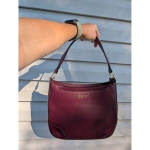 Nine West Wine Red Hobo Bag Shoulder Bag Purse Designer Handbag